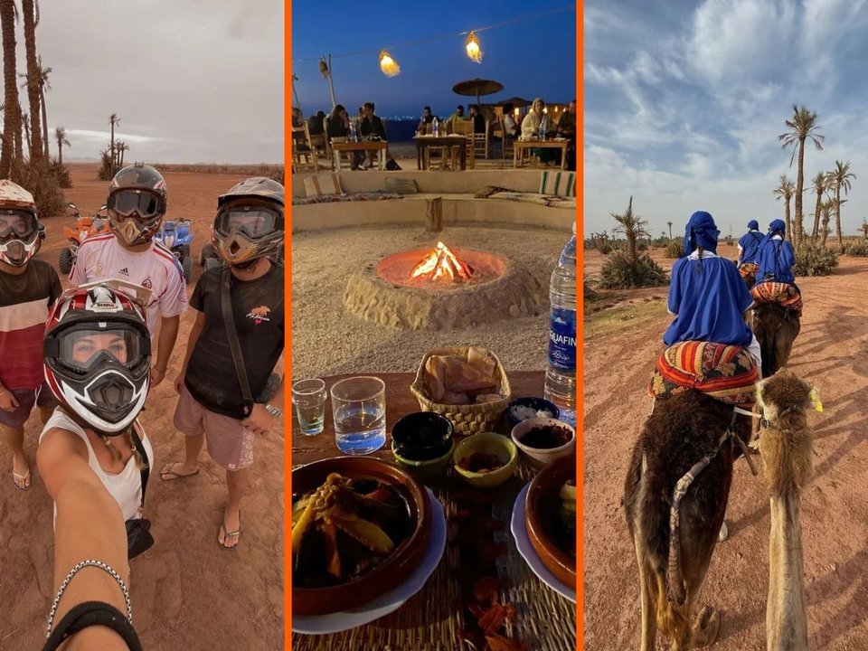 Quad, tajine et dromadaire : le forfait Quad + Chameau + Tajine dans la Palmeraie